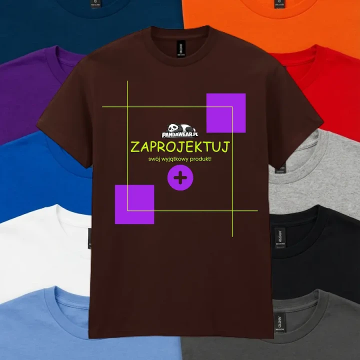 PRZÓD MĘSKIEJ PERSONALIZOWANEJ KOSZULKI