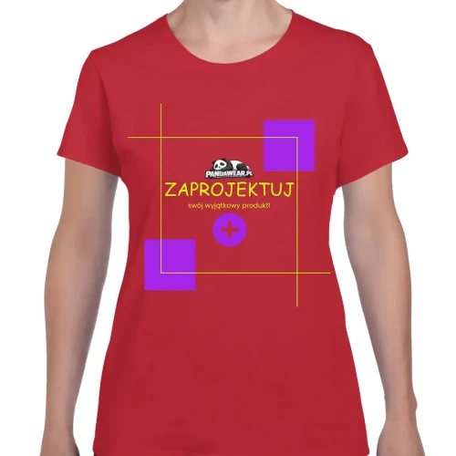 Personalizowana Koszulka z Twoim Własnym Nadrukiem przód.webp