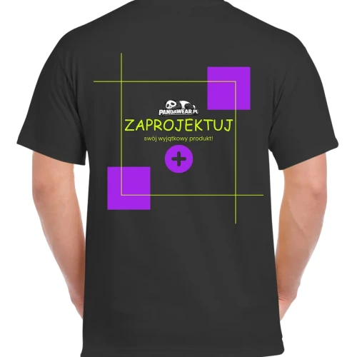 TYŁ MĘSKIEJ PERSONALIZOWANEJ KOSZULKI