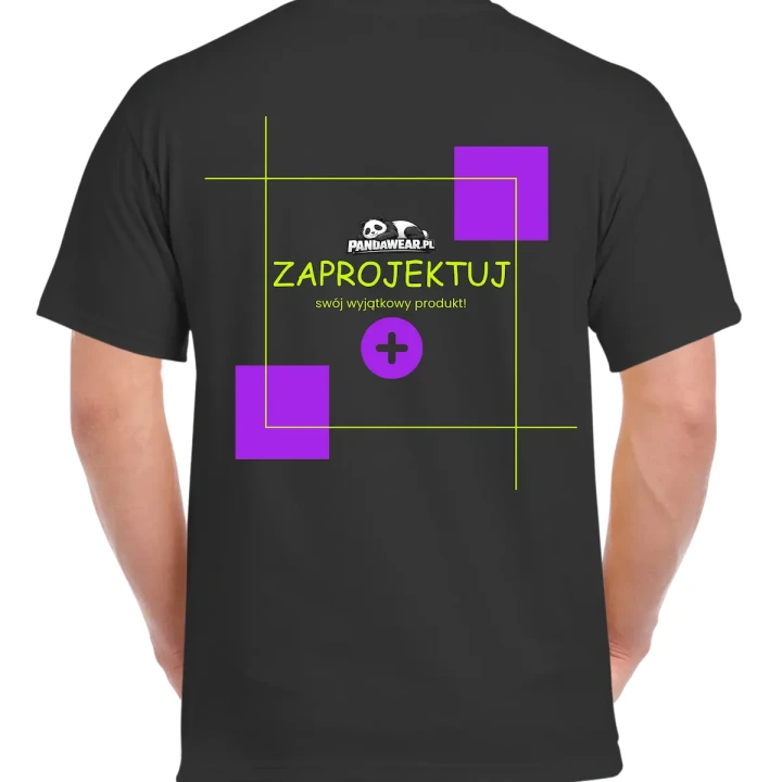 TYŁ MĘSKIEJ PERSONALIZOWANEJ KOSZULKI